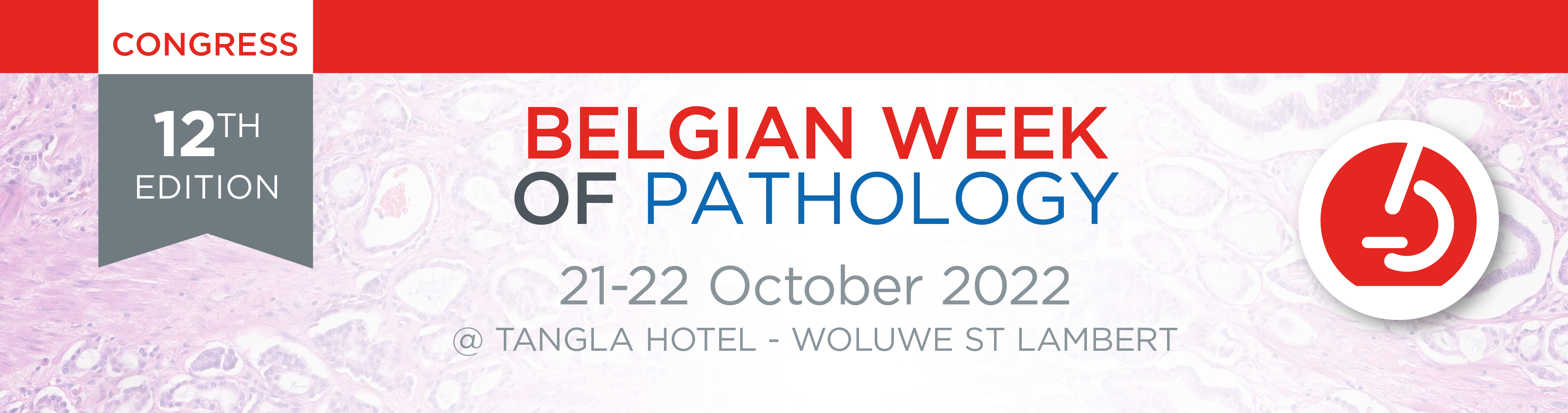 Belgian Week Of Pahtology Banner 2022